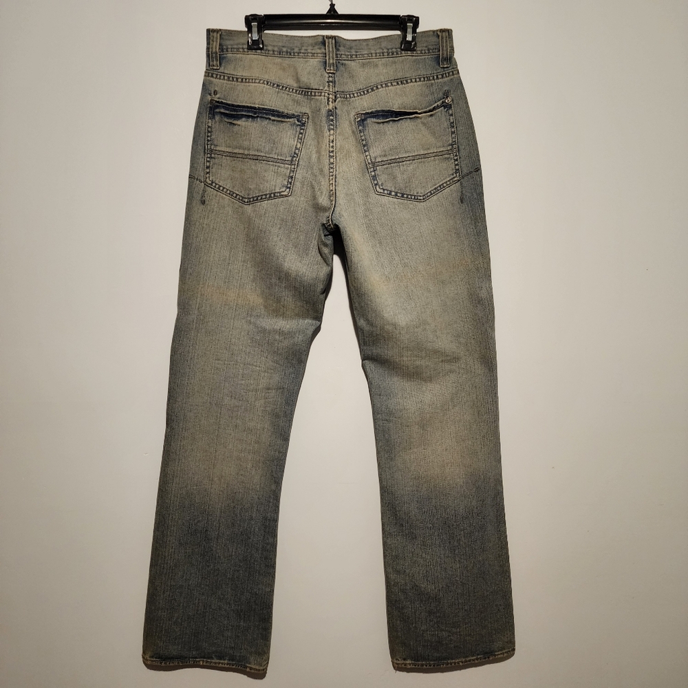 Men’s Arizona Bootcut Jeans – Blue Distressed – Vintage Y2K – Size 34x34